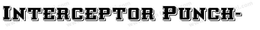 Interceptor Punch字体转换
